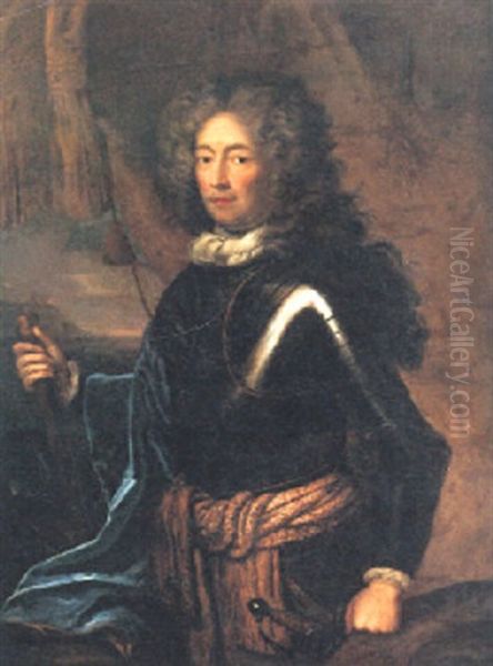 Portratt Feltmarskalken Nils Gyllenstierna Till Fogelvik Oil Painting by Martin Ii Mytens
