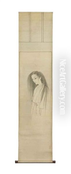 Ghost Oil Painting by Nagasawa Rosetsu
