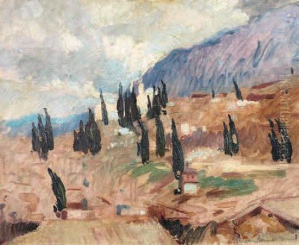 From Bursa Oil Painting by Ismail Namik