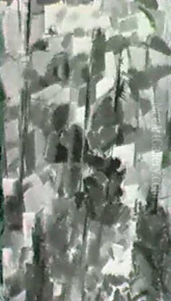 Landscape, New Mexico Oil Painting by Willard Nash