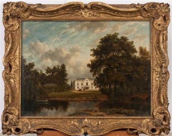 Marshalls House, Romford, The Property Of Rowland Stevenson Oil Painting by Patrick Nasmyth