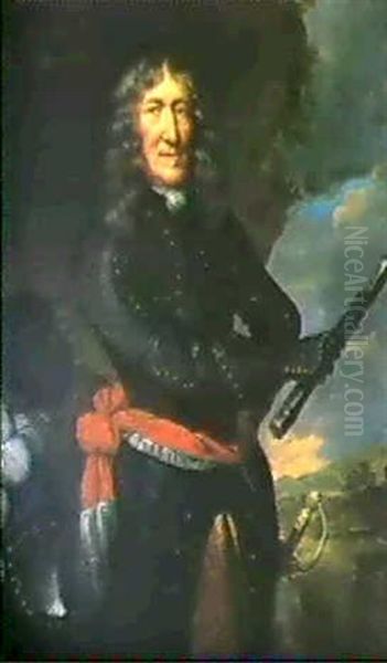 Portratt Av Prins Johan Mauritz Oil Painting by Pieter Nason