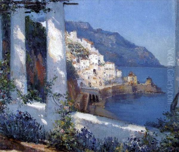 The Almalfi Coast Oil Painting by Pieter Hugo Naude