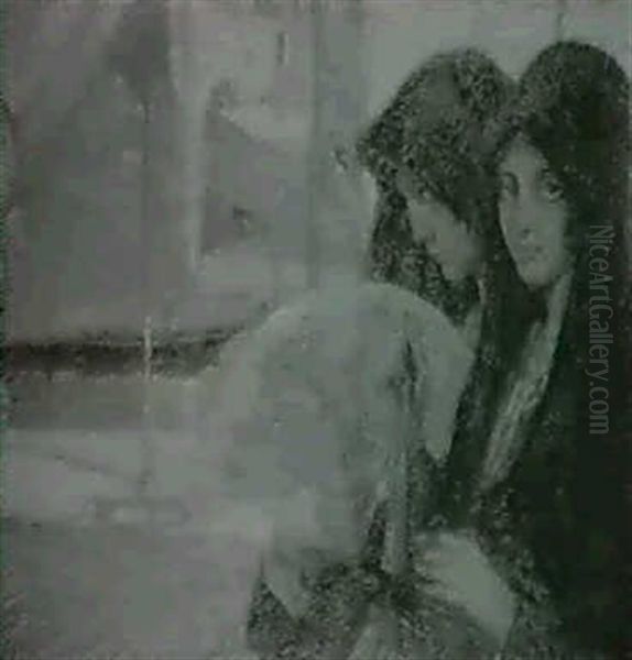 The Two Friends Oil Painting by Hector Nava