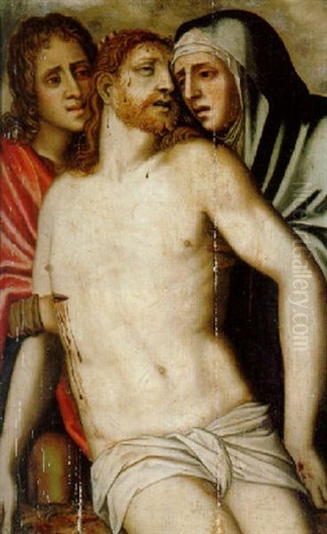 Piedad Oil Painting by Pedro (El Mundo) Navarrete