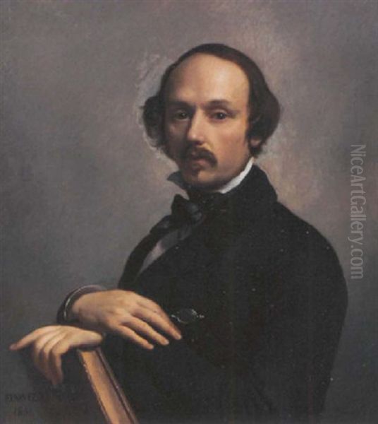 Portrait D'alexandre Henne Oil Painting by Francois-Joseph Navez