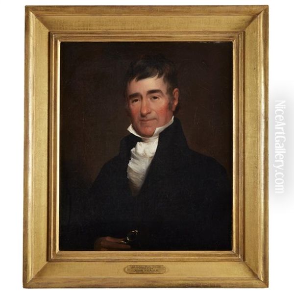 Portrait Of John Sylvanus Heister Oil Painting by John Neagle