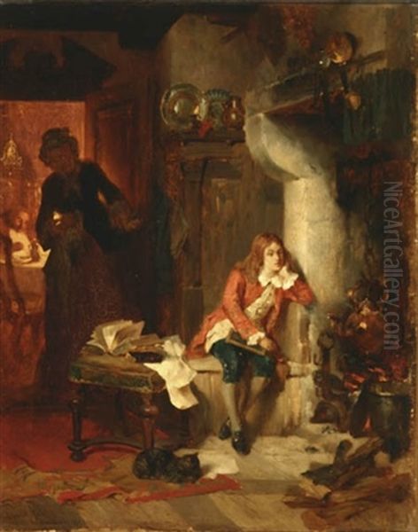 The Daydreamer Oil Painting by David Dalhoff Neal