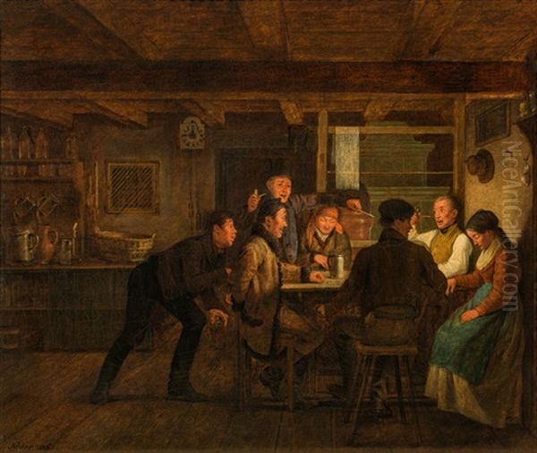 Der Brauthandel Oil Painting by Michael Neder