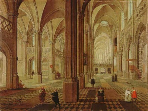 Interior De Catedral Oil Painting by Peeter Neeffs the Elder