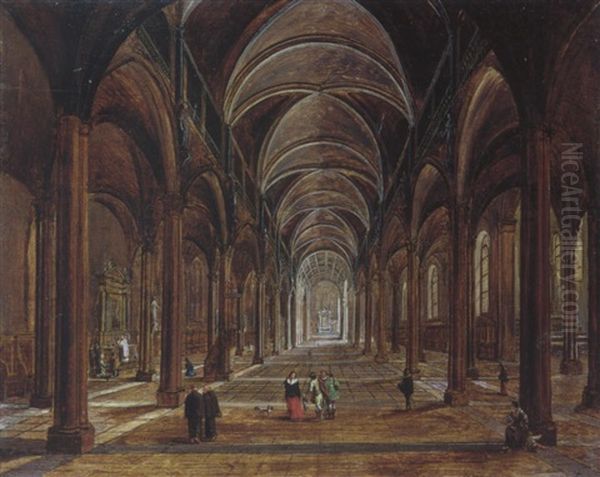 Kircheninterieur Oil Painting by Peeter Neeffs the Younger