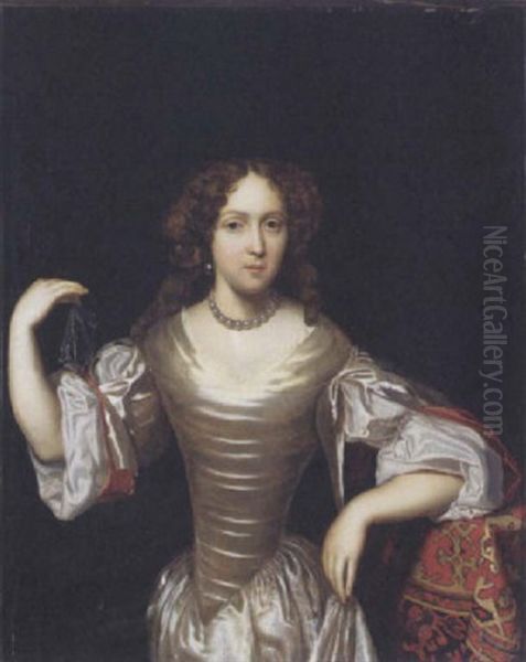 Portrait Of A Lady Oil Painting by Eglon van der Neer