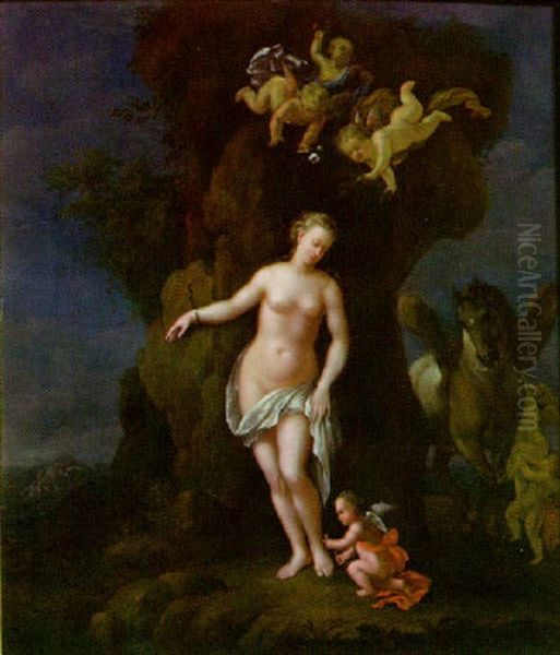 Andromeda Oil Painting by Eglon van der Neer