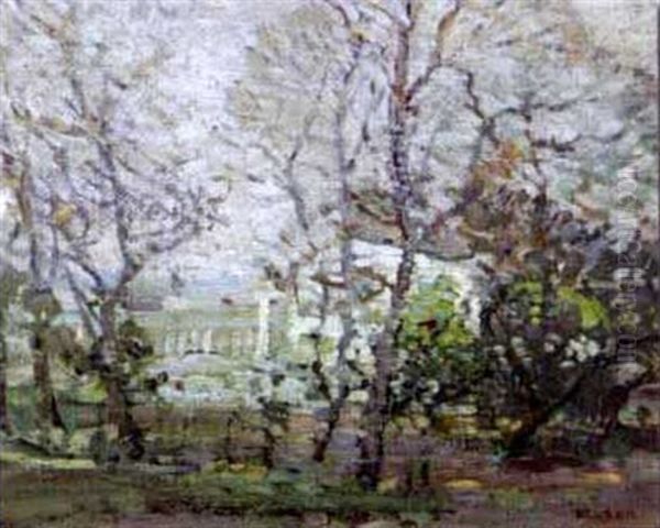 Landscape Oil Painting by Ernest Bruce Nelson