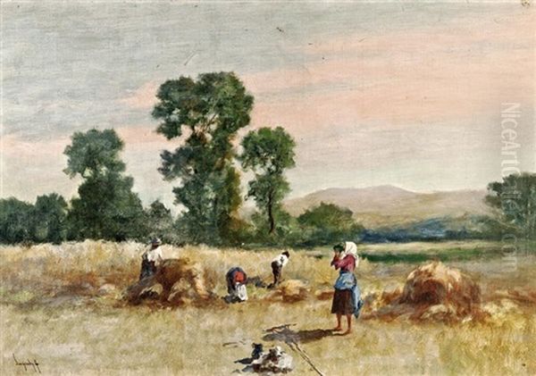 Aratas Oil Painting by Antal Neogrady