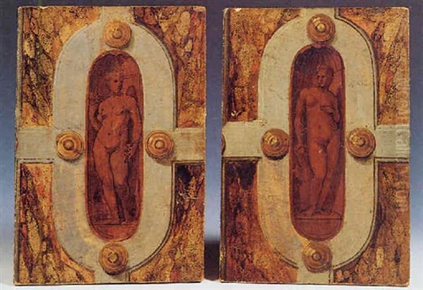 Figure Allegoriche Oil Painting by Bartolomeo Neroni