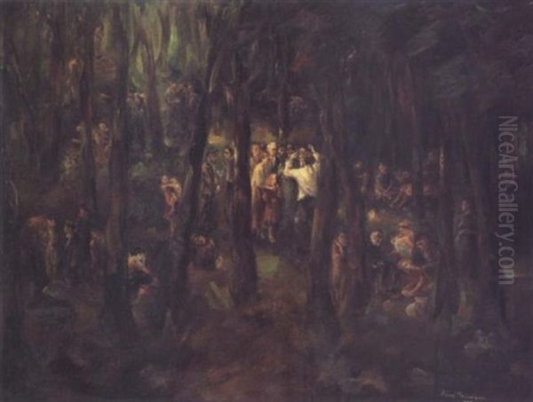 On The Way To Eretz Israel Oil Painting by Anne Neumann