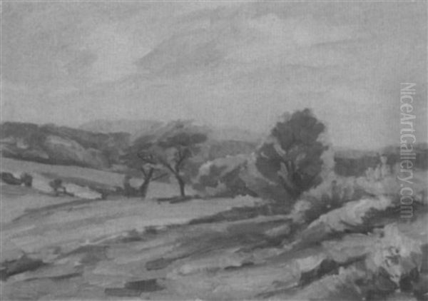 Sommerlandschaft Oil Painting by Carl Johann Neumann