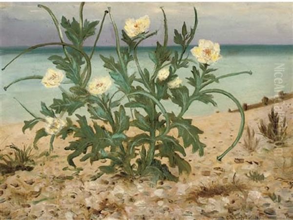 Sand Dunes, East Coast Oil Painting by Christopher R. Wynne Nevinson