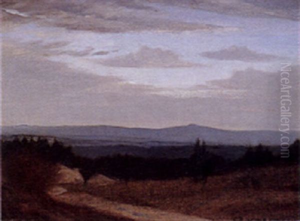 The Sandy Path Oil Painting by Christopher R. Wynne Nevinson