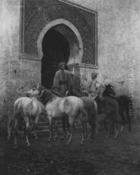 Morocco Oil Painting by Richard Newton II