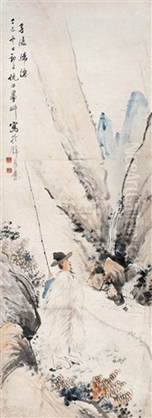 Character Oil Painting by Ni Tian