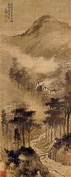 Landscape Oil Painting by Ni Yuanlu