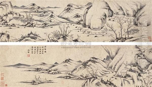 Landscape Oil Painting by Ni Zan