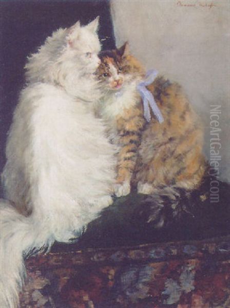 The Best Of Friends Oil Painting by Clemence Nielssen