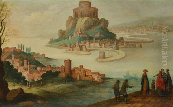 Paysage Anime Oil Painting by Willem van, the Younger Nieulandt