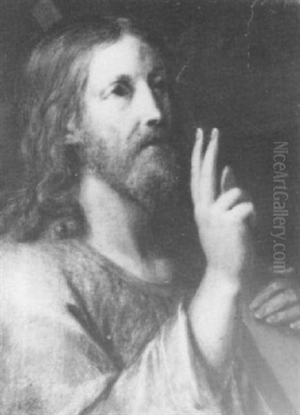 Christ Bearing The Cross Oil Painting by Willem van, the Younger Nieulandt