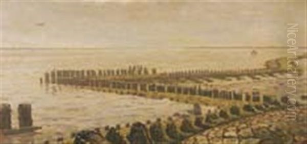 Zeewering, Olieverf Oil Painting by Dirk Nijland