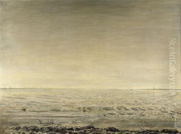 Laag Water Oil Painting by Dirk Nijland