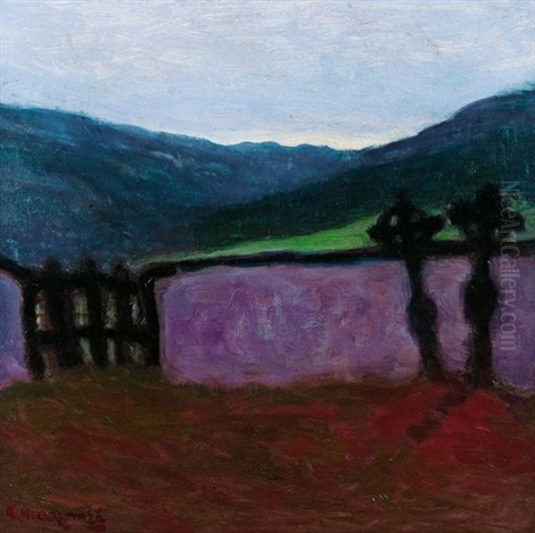 Allerheiligenstimmung In Stuben Oil Painting by Artur Nikodem