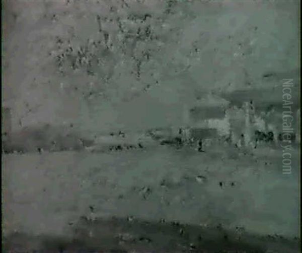 Paesaggio Urbano Oil Painting by Salomon B. Nikritin