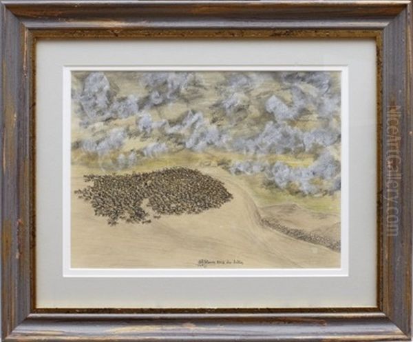 Renflock Oil Painting by Nils Nilsson-Skum