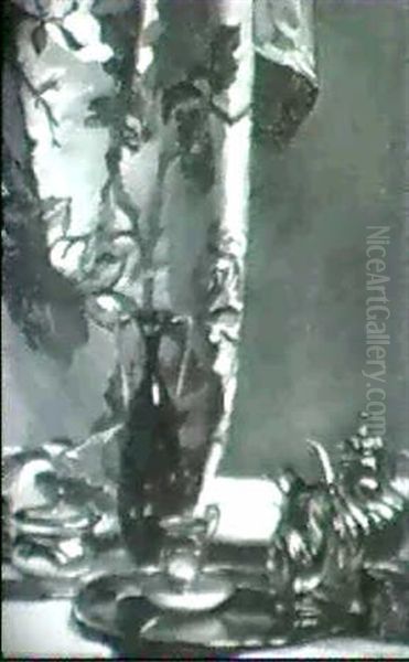 Stilleben Oil Painting by Rudolf Nissl