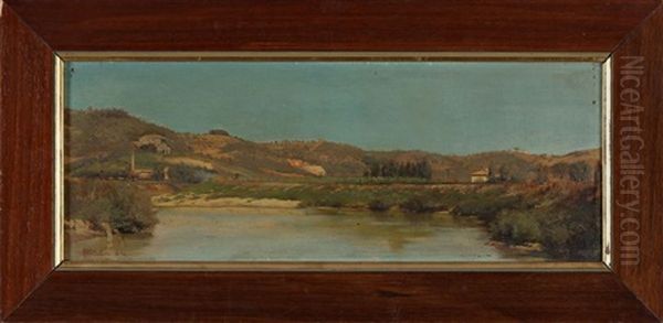 Paysages Maritimes (pair) Oil Painting by Arturo Noci