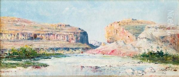 Vue De Bou Saada Oil Painting by Maxime Noire