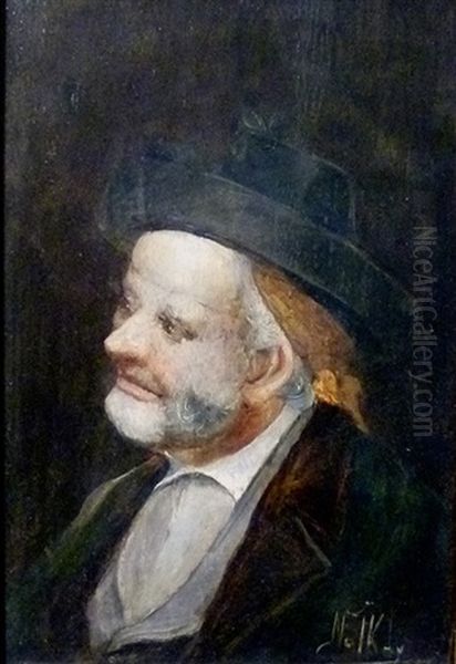 Portrait Of A Man Oil Painting by Joseph Francis Nollekens