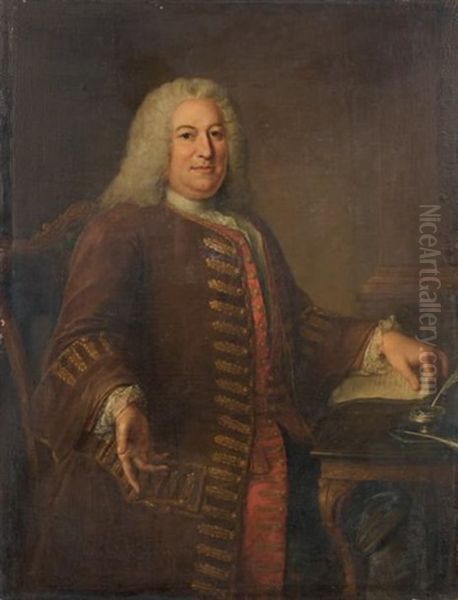 Portrait D'homme Oil Painting by Donat Nonotte