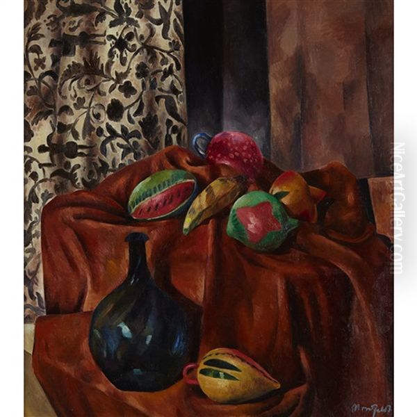 Still Life Oil Painting by Bror Julius Olsson Nordfeldt