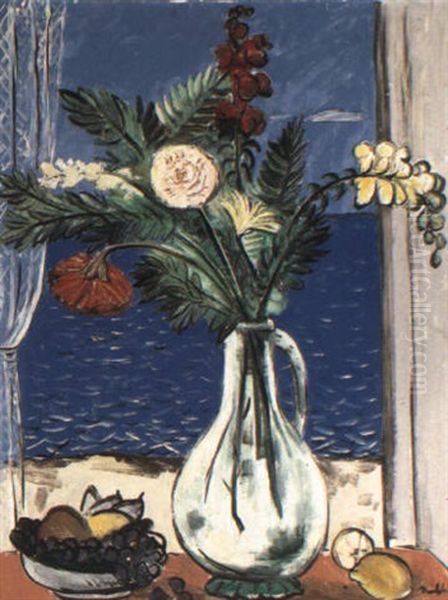 The Green Vase Oil Painting by Bror Julius Olsson Nordfeldt