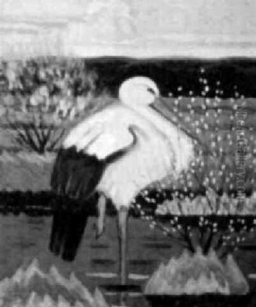 Sork I Karr Oil Painting by Ernst Norlind