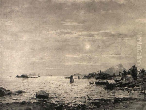 Kustenlandschaft Oil Painting by Adelsteen Normann