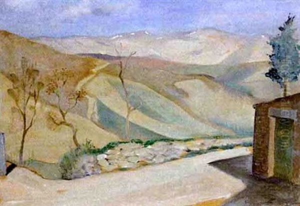 Motiv Fran Amatrice Oil Painting by Hans Norsbo