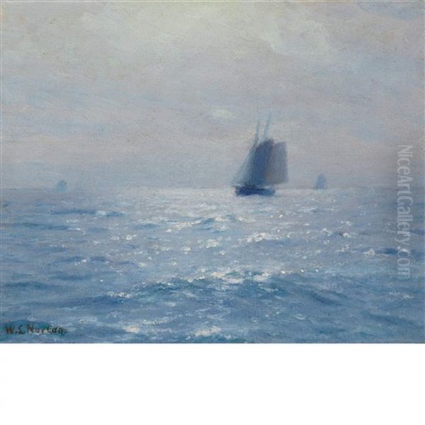 Sundappled Sea Oil Painting by William Edward Norton