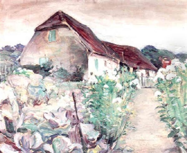 The Old Farm House, Haute Alsace Oil Painting by Elizabeth Nourse