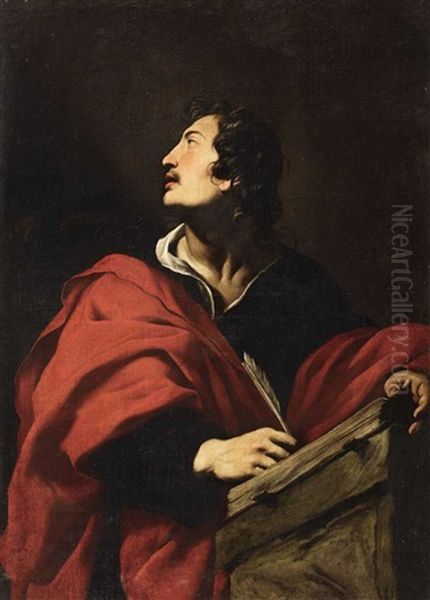 Saint John The Evangelist Oil Painting by Pietro Novelli