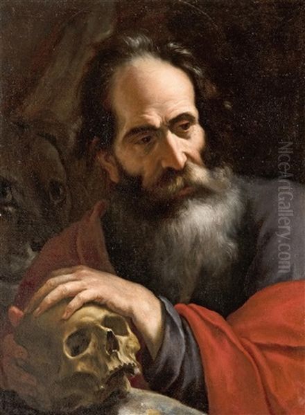 Der Heilige Hieronymus Oil Painting by Pietro Novelli
